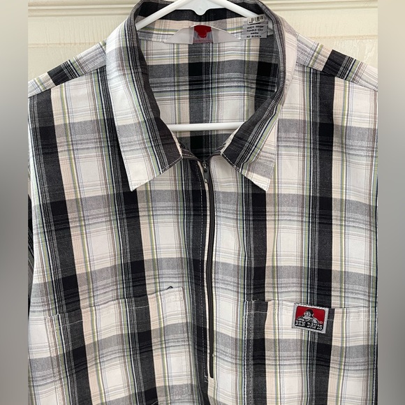 Ben Davis 1/4 zip plaid shirt men’s size 3xl - Picture 2 of 7